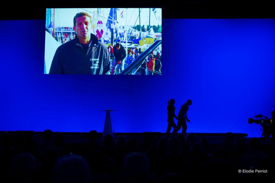 Eric Bellion, navigateur sur le Vendée Globe et parrain du Colloque